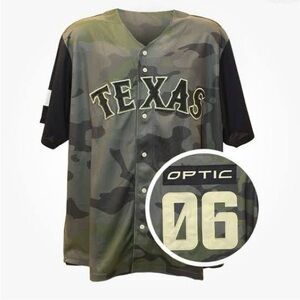 2025 Texas Rangers Optic Gaming Camo Jersey